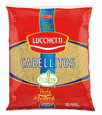 Pasta Cabellitos Lucchetti 400g